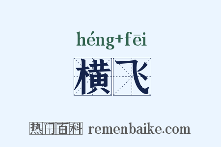 横飞是什么意思的图片